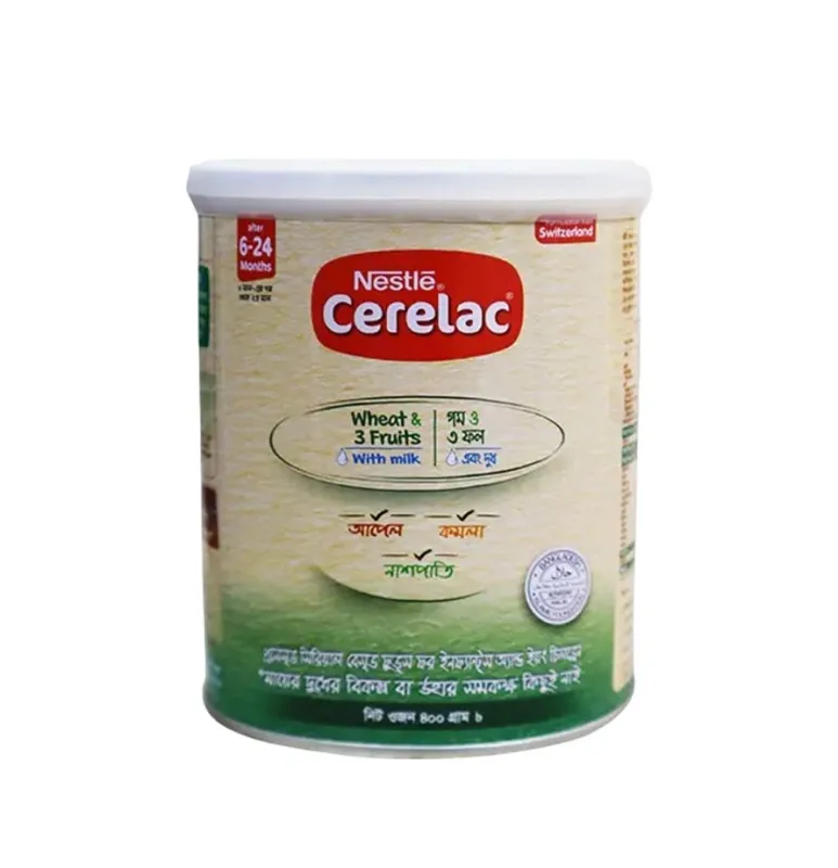 Nestle Cerelac Wheat & 3 Fruits with Milk (6-24m) Tin - 400g