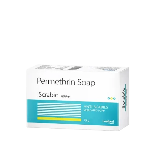 Leeford Permethrin Anti Scabies Medicated Soap (75g | India)