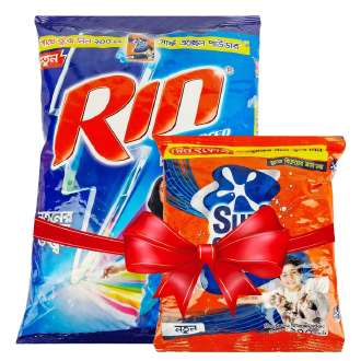 RIN Advanced Detergent Powder 2kg (Free Surf Excel 200gm)