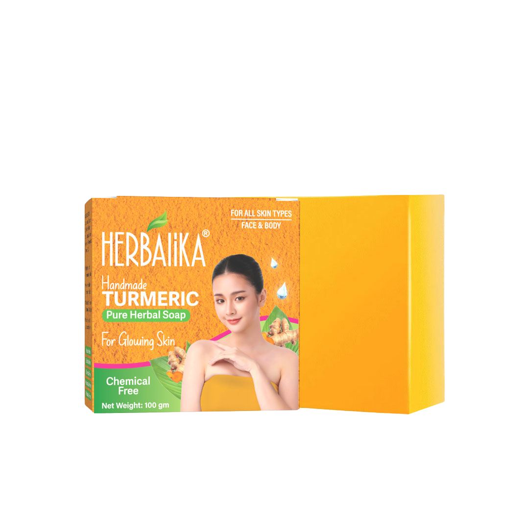 Herbalikaturmeric handmade bath bar  soap 100g