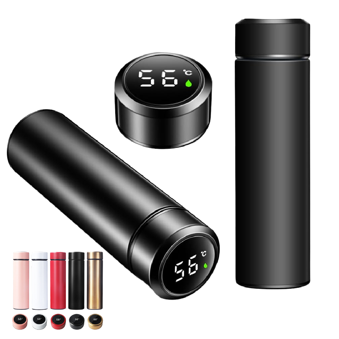 Travel Water Bottle 500ml Smart LED Temperature Display