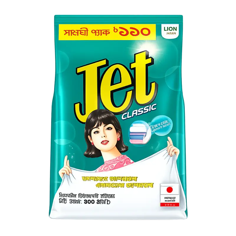Lion Jet Classic Detergent Poly Pack 400g
