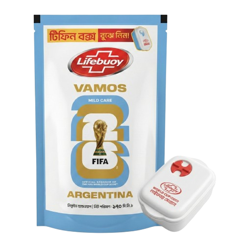 Lifebuoy Vamos Mild Care 170ml  with tifeen box free