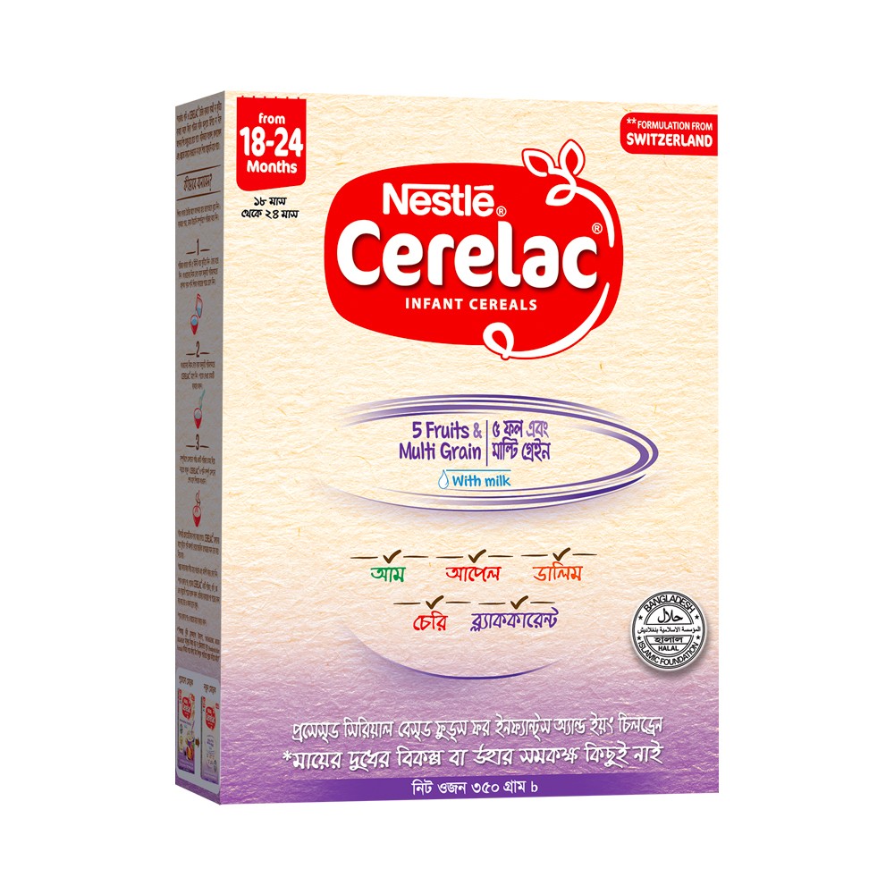 Cerelac 5Fruits & multi grain(18-36Month)350G
