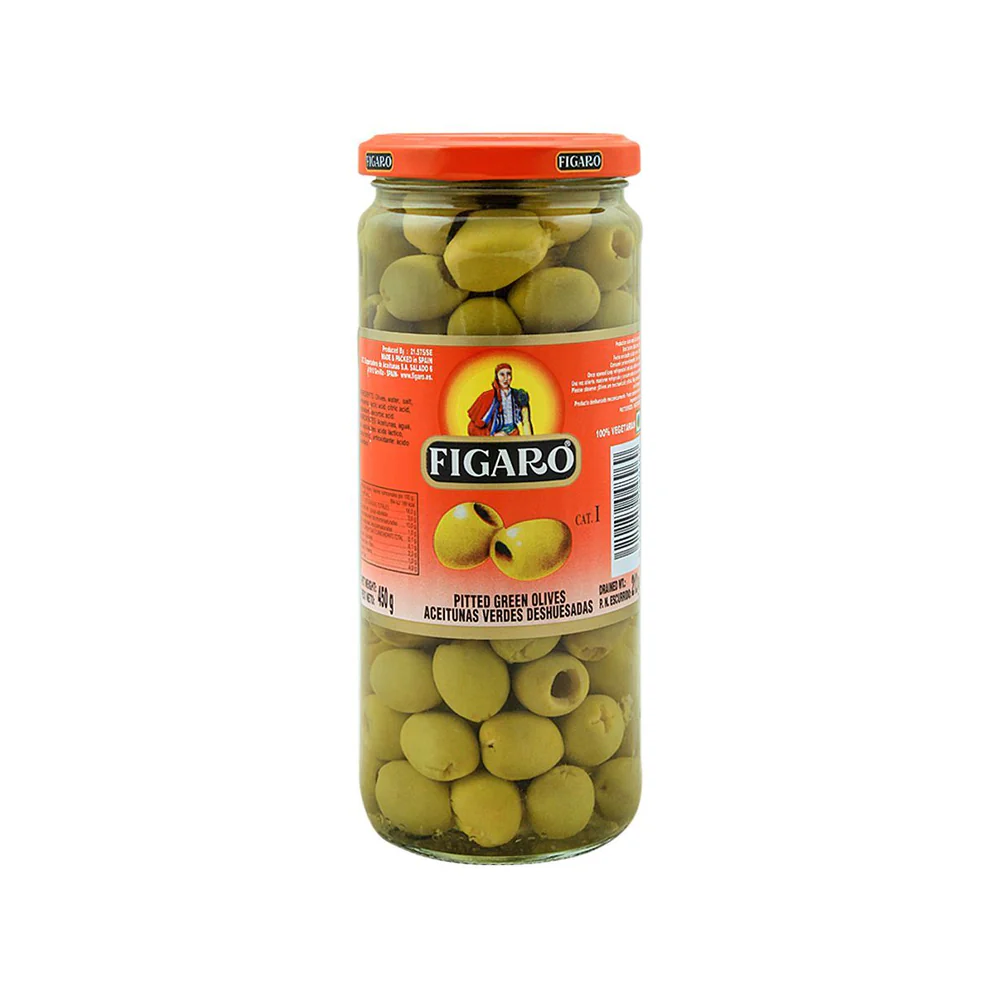 Figaro Pitted Green Olives 160g