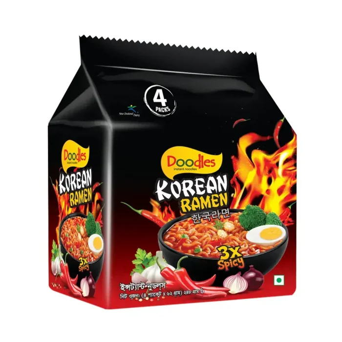 Doodles Korean Ramen 4 Pack
