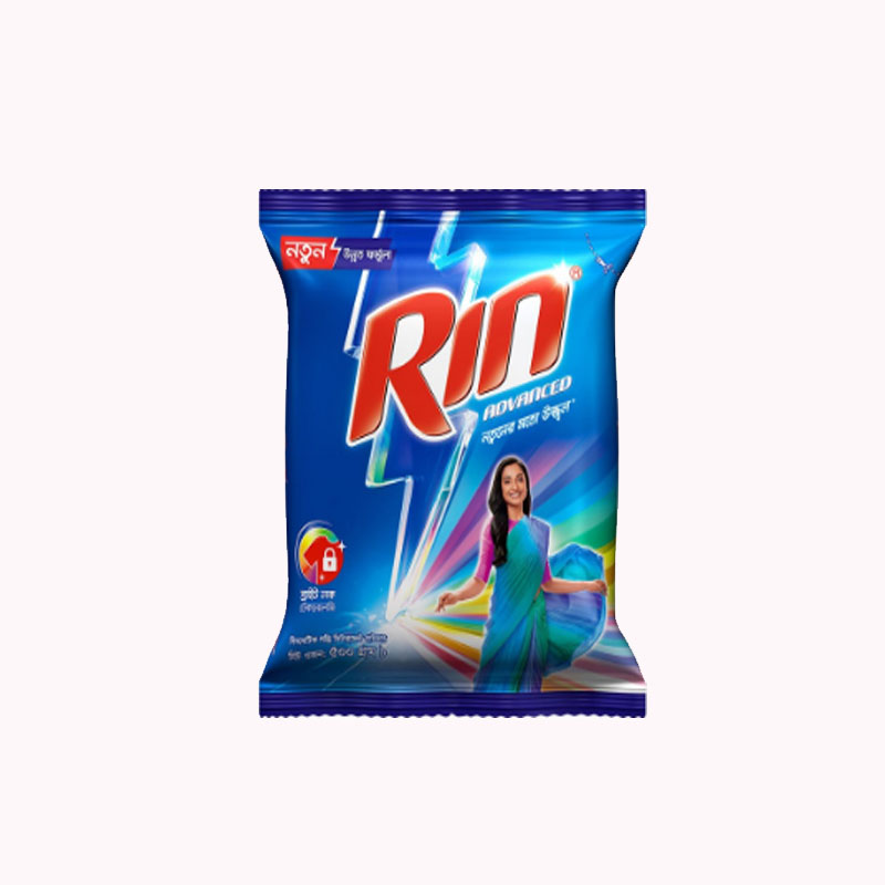 Rin Advanced Detergent Powder 500Gm