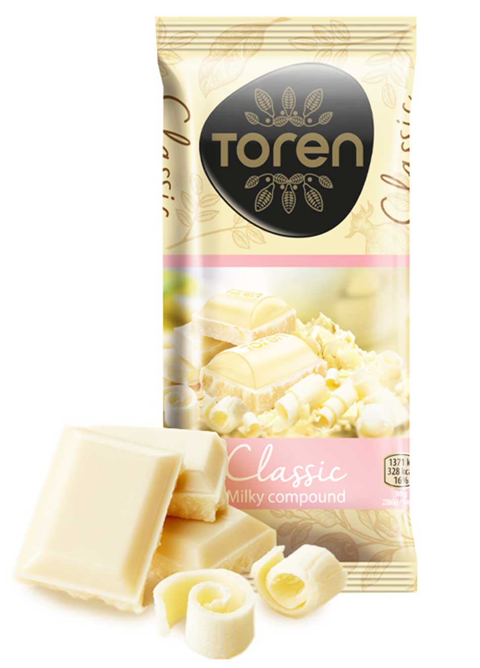 TOREN CLASSIC MILKY COMPOUND CHOCOLATE 52GM  (TURKEY)