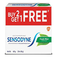 Sensodyne Fresh Mint Toothpaste Sensitivity Relief,450g