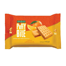 Puffy Bite Orange Cream Biscuits 150g
