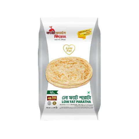 Kazi Farms Low Flat Plain Paratha (20pcs) 1200g