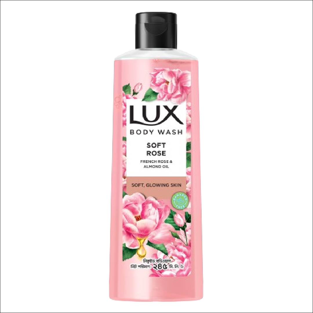 Lux Body Wash French Rose & Almond 245ml