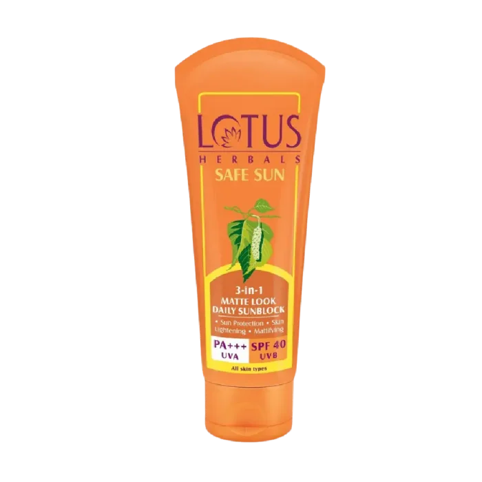 Lotus herbals 3 in 1 P+++Spf 40 UVB
