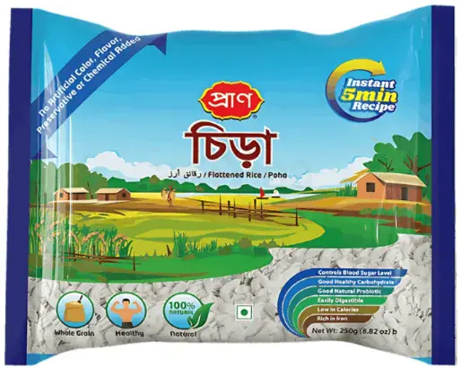 Pran Flattend Rice/Poha-500g