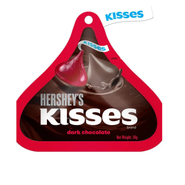 Hersheys  kisses  Dark Chocolate 36gm