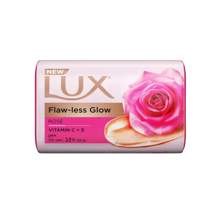 Lux Flaw -less Glow Soap Rose & Vitamin C+E 150g