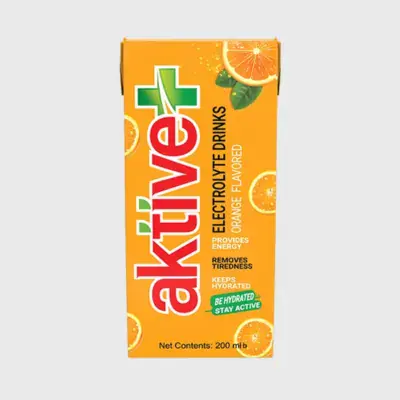 Active Plus Orange Sports Drink 200ml