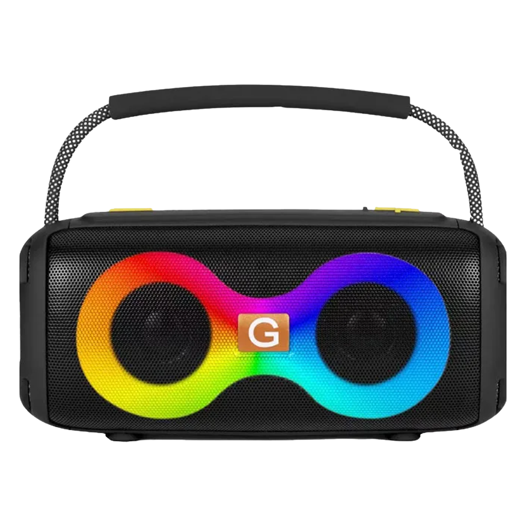 ET-312 RGB Party Speaker Double Horn Mini Outdoor Portable Wireless Bluetooth Rechargeable Speaker