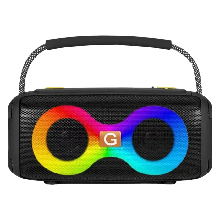 ET-312 RGB Party Speaker Double Horn Mini Outdoor Portable Wireless Bluetooth Rechargeable Speaker