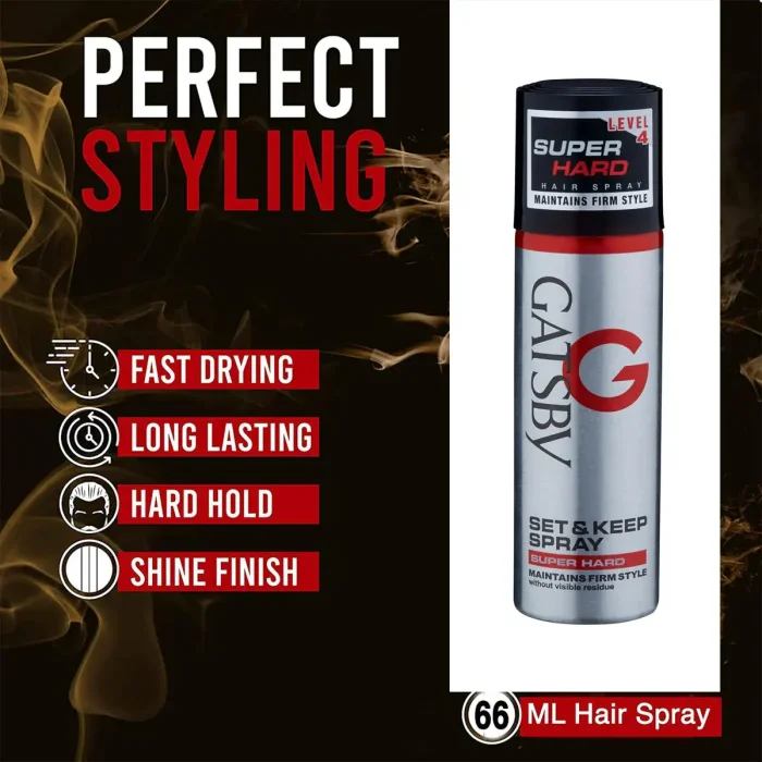 GATSBY Hair Spray Keep Spray Super Hard 66ml