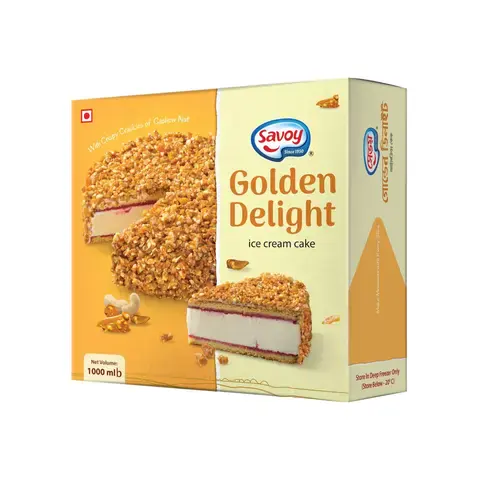 Savoy Golden Delight Ice Cream Cake