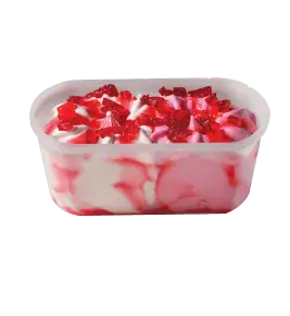 Double Sundae Strawberry and Vanilla 1 Liter b