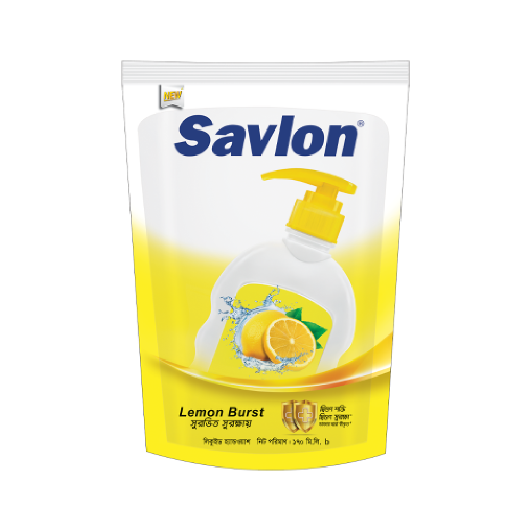 Savlon Lemon Burst Hand Wash Refill 170ml