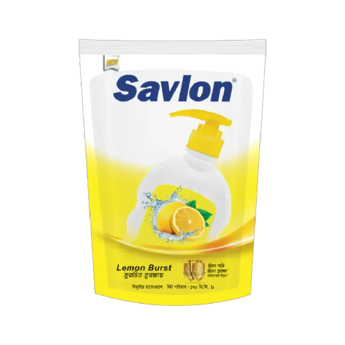 Savlon Lemon Burst Hand Wash Refill 170ml