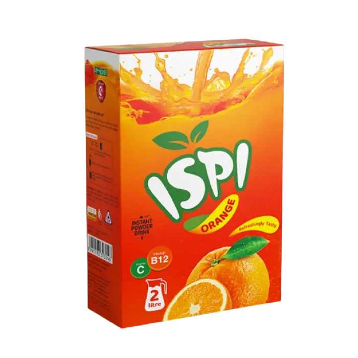 Ispi Orange Instant Drink Powder 125gm | Refreshingly Tasty Orange Flavoured Drink