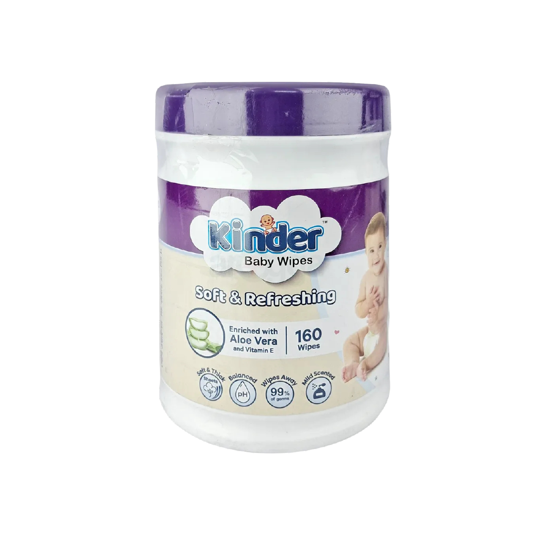 Kinder Baby Wipes 160 Wipes