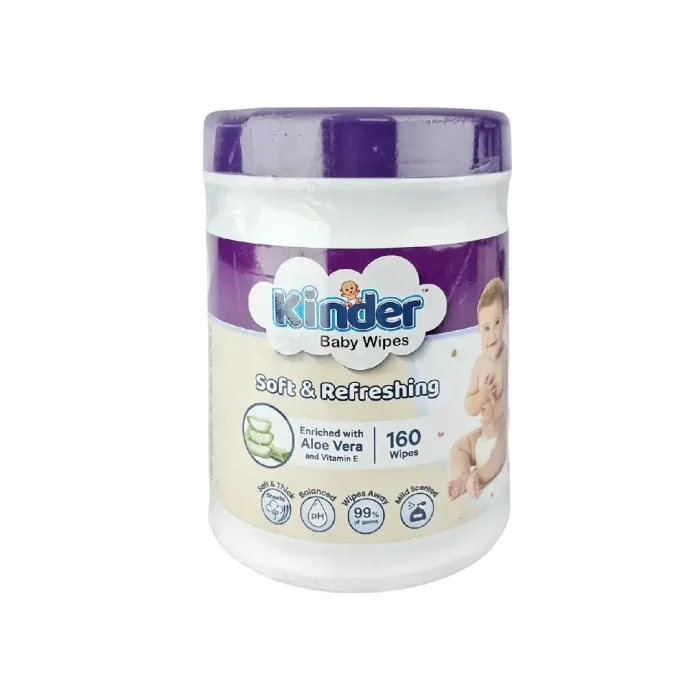 Kinder Baby Wipes 160 Wipes