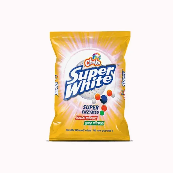 Chaka Super white Premium Detergent powder 500G