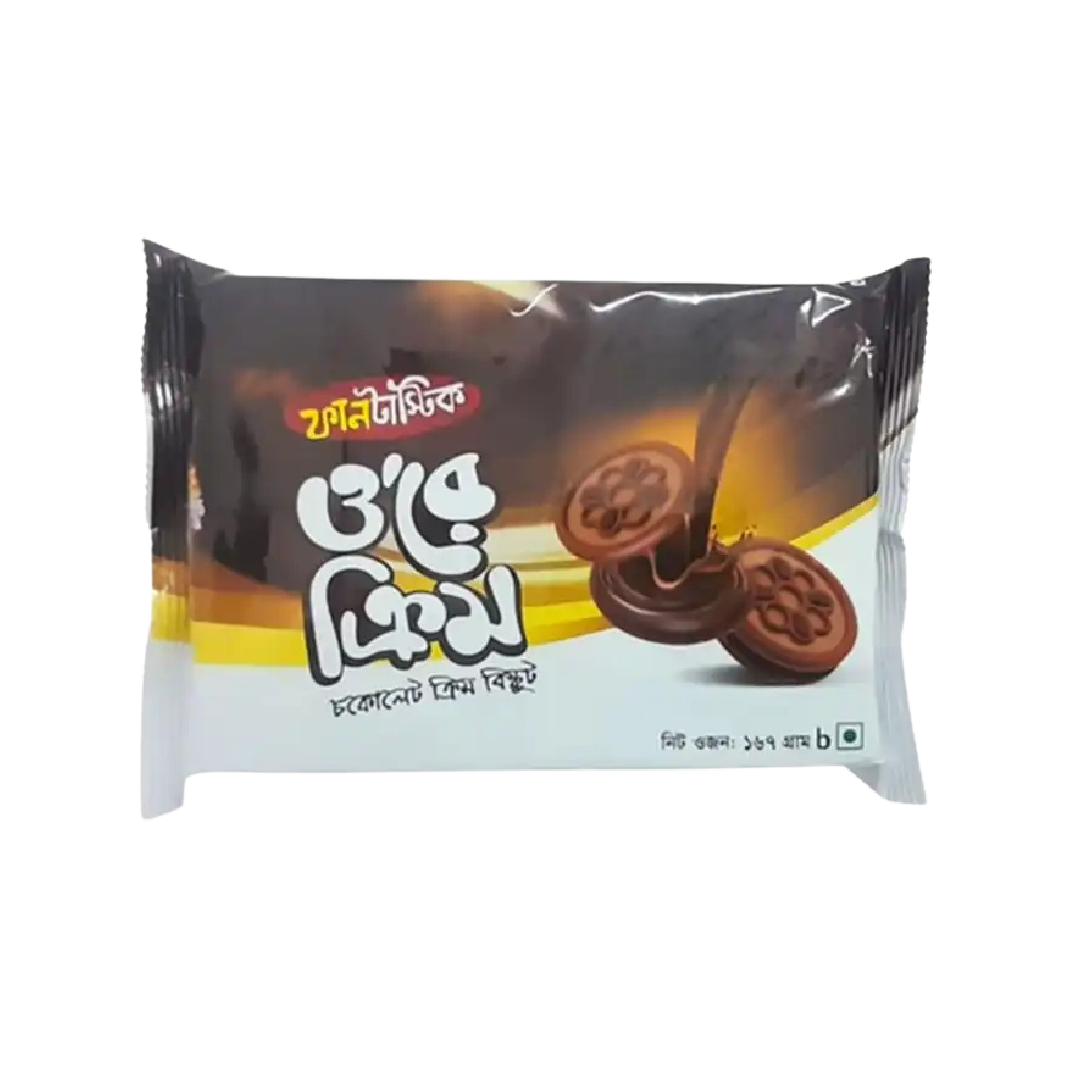 funtastic Ore Cream Chocolate Cream Biscuit 165g