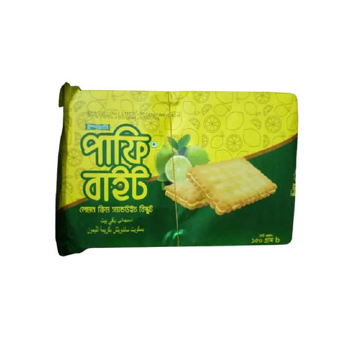 Ispahani Puffy Bite Lemon Cream Biscuit 150g