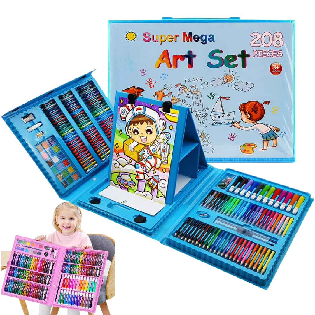 Drawing Art Set Painting Drawing Supplies 208 Pcs For Kids Box Artist Printing Art Set