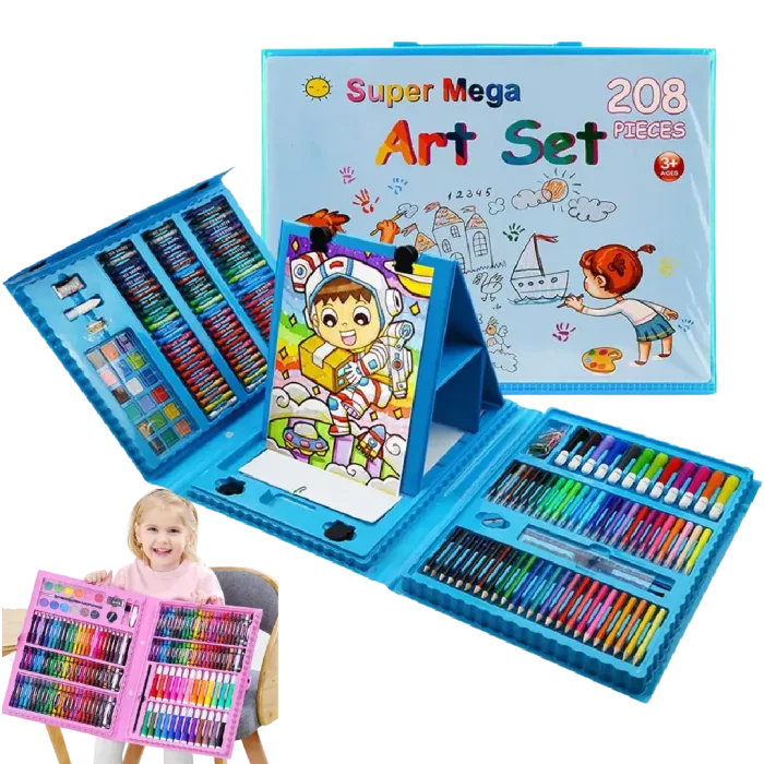 Drawing Art Set Painting Drawing Supplies 208 Pcs For Kids Box Artist Printing Art Set