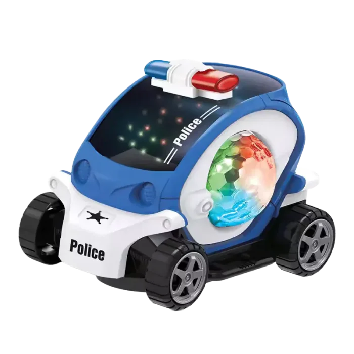 Police Car Concept Car Toy Battery 3D Lights