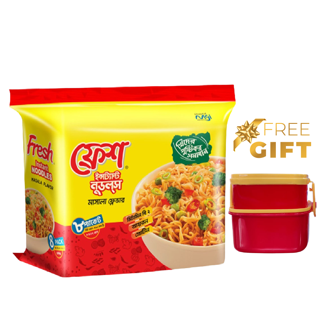 Fresh instant Noodkes Masala Flaver 8Pack 496Gm