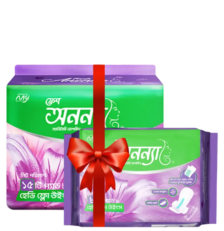 Fresh Anonna Sanitary Napkin 15pad Heavy Flow Wings