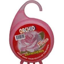 Orchid Air Freshener Hanger Rose