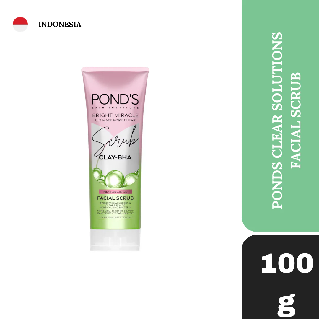 Ponds Bright Miracle Facil Scrub 100Ml(Indonesia)